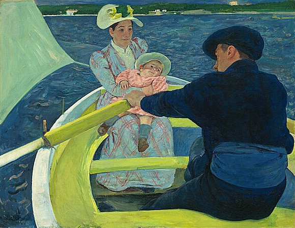 Promenade en barque, 1893-1894, Mary Cassatt, Washington, National Gallery