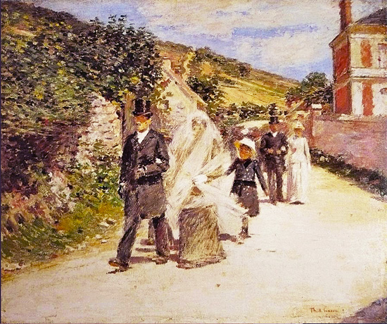 Cortejo nupcial, 1892, Theodore Robinson