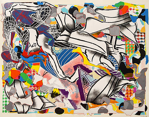 Ambergris, série Moby Dick, 1993, Frank Stella