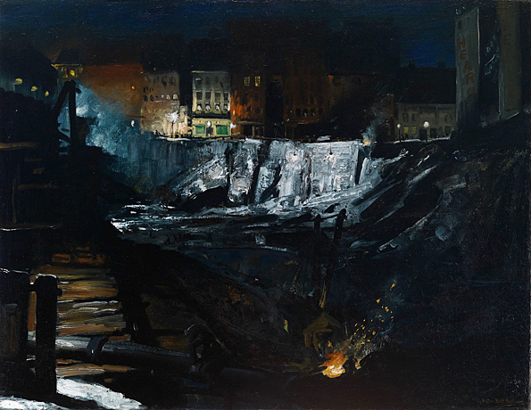 Pennsylvania Station Excavation, 1909, George Bellows