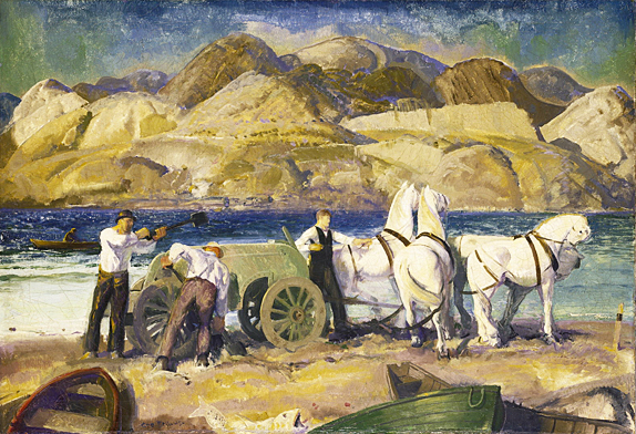 The Sand Cart, 1917, George Bellows