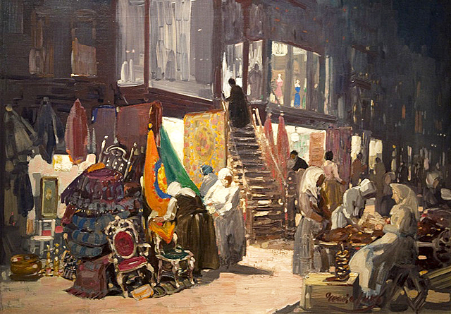 Allen Street, vers 1905, George Luks