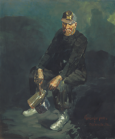 The Miner, 1925, George Luks