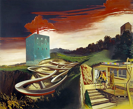 Alte Verbindungen (Conexiones antiguas), 2008, Neo Rauch