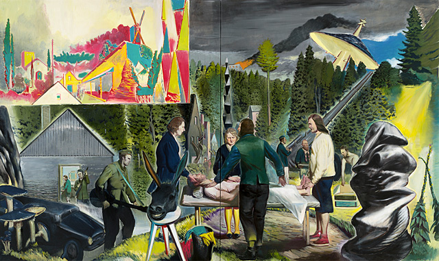 Heillichtung (Clairière de guérison), 2014, Neo Rauch