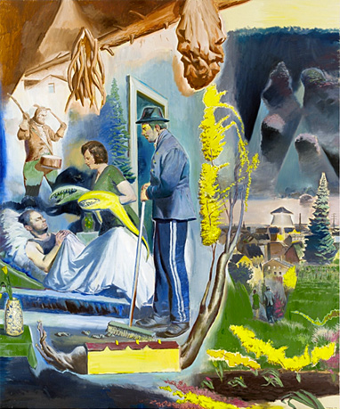 Hüter de Nacht, (Guarda de la noche), 2014, Neo Rauch