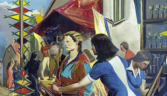 Waiting for the Barbarians (Esperando a los bárbaros), 2007, Neo Rauch