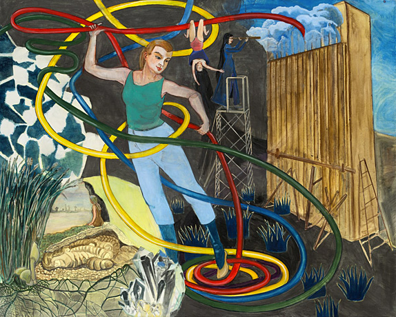 Zeitschleife (distorsion temporelle), 2015, Rosa Loy Zeitschleife (distorsion temporelle), 2015, Rosa Loy
