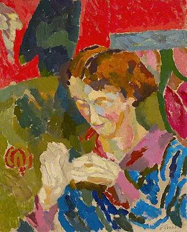Woman Sewing, 1916, Duncan Grant, Collection privée.
