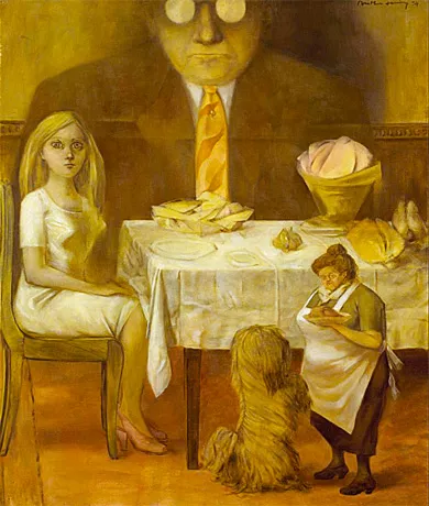 Retrato de familia, 1954, Dorothea Tanning