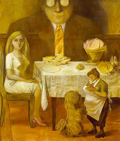 Portrait de famille, 1954, Dorothea Tanning