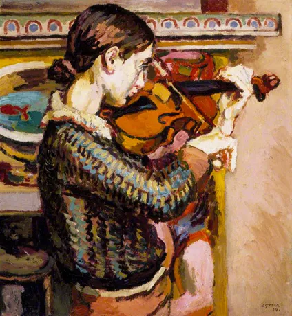 Angelica tocando el violín, 1934, Duncan Grant, Colección privada.