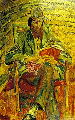 Lytton Strachey, 1913, Duncan Grant, Londres, National Portrait Gallery.