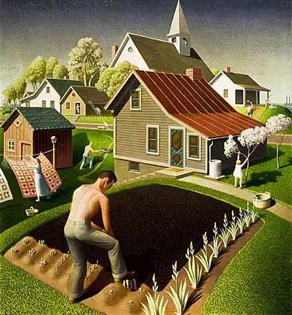 Spring in the Country, 1941, Grant Wood