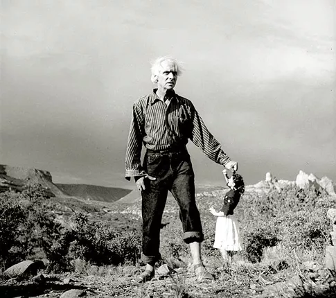 Max Ernst et Dorothea Tanning dans le désert de l’Arizona, 1946, Lee Miller