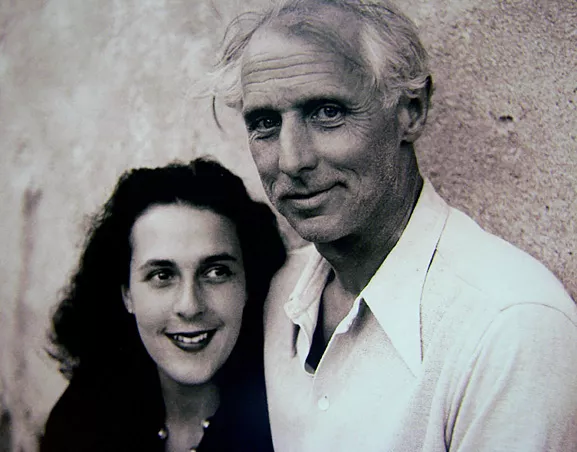 Leonora Carrington y Max Ernst en Saint-Martin d'Ardèche, 1939