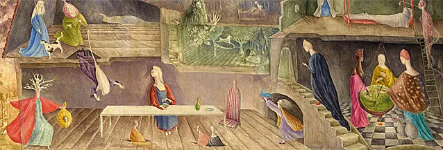 La casa de enfrente, 1947, Leonora Carrington