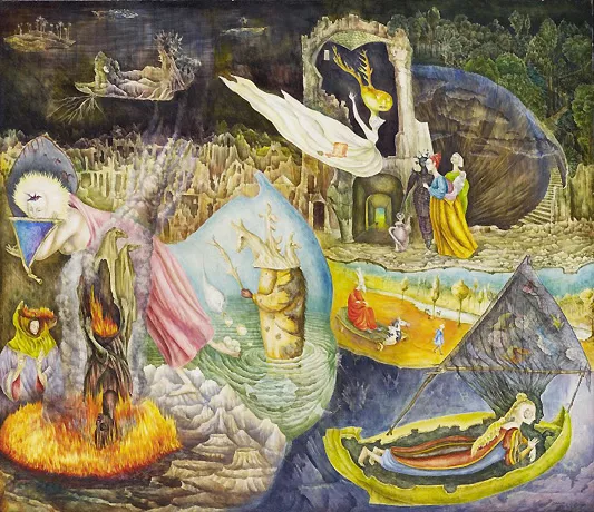 The Pleasures of Dagobert, 1945, Leonora Carrington