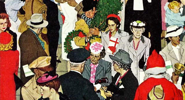 Union Station, 1944, detalle, Norman Rockwell