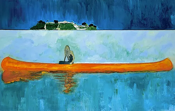 100 Years Ago (Carrera), 2001, Peter Doig