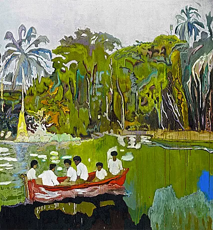 Red Boat (Imaginary Boys), 2004, Peter Doig