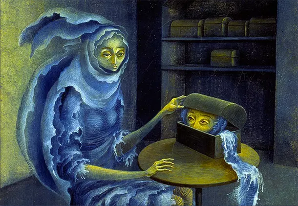 Encuentro, 1959, Remedios Varo