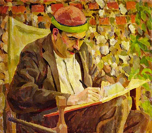 Portrait de Maynard Keynes, 1917, Roger Fry, Cambridge The Fitzwiliam Museum.