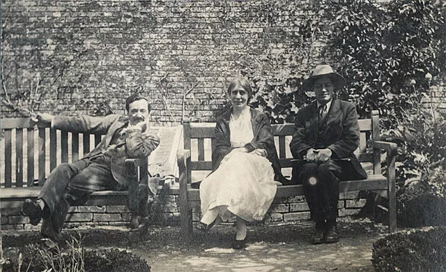 Simon-Bussy, Vanessa-Bell y Duncan-Grant en 1922.