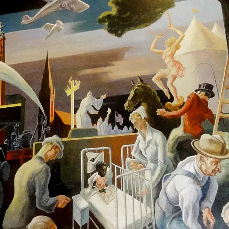 Historia social de Indiana, 1933, Thomas Hart Benton