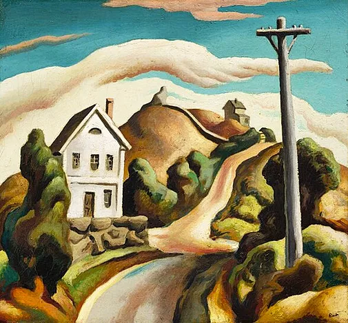 Martha's Vineyard, c. 1925, Thomas Hart Benton