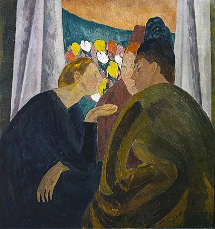 A Conversation, 1913-16, Vanessa Bell, Londres, The Courtauld Institute.
