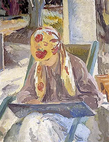 Chica leyendo, 1932, Vanessa Bell, Colección privada.