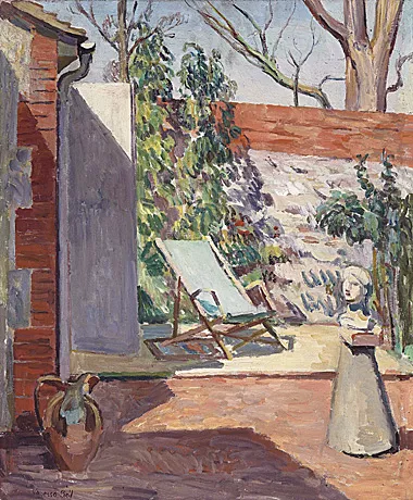 El jardín a la luz del sol, 1919, Vanessa Bell, Colección privada.