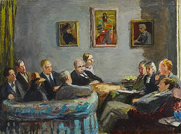 The Memorial Club, 1935, Vanessa Bell, Londres, National Portrait Gallery.