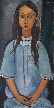 Alice, c. 1918, Amedeo Modigliani (Copenhague, National Gallery of Denmark)