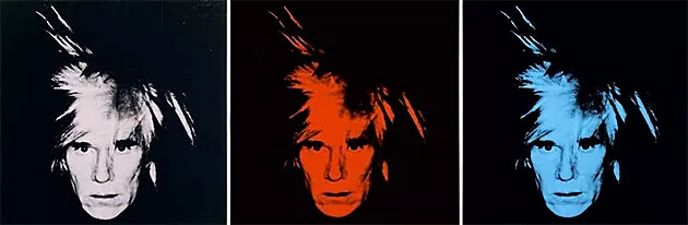 Triple autorretrato, 1985, Andy Warhol