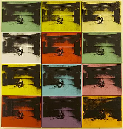 Electric chair, 1964, Andy Warhol