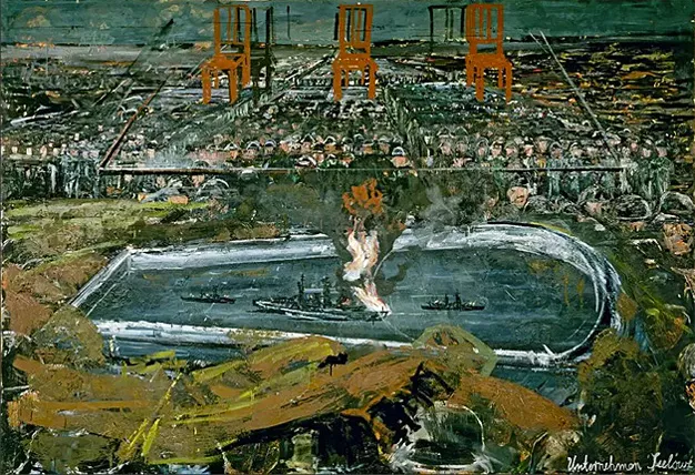 Opération loup de mer, 1975, Anselm Kiefer