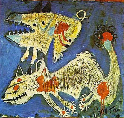 Dos animales, 1946, Anton Constant