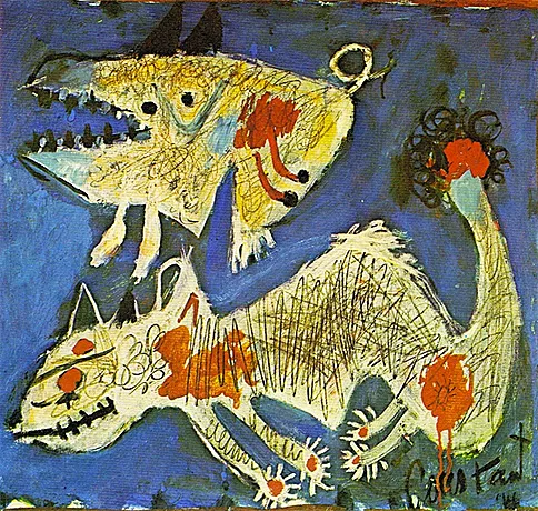 Deux animaux, 1946, Anton Constant