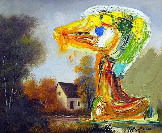 El pato inquietante, 1959, Asger Jorn
