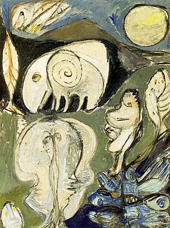 Pastorale honteuse, 1952, Asger Jorn