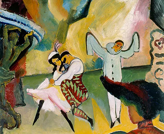 Ballet ruso, 1912, August Macke