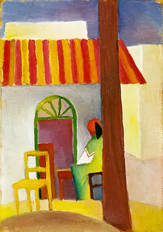 Café turco I, 1914, August Macke