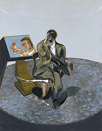 Portrait de George Dyer devant un miroir, 1968, Francis Bacon