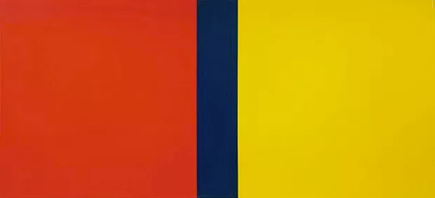 Who’s Afraid of Red, Yellow and Blue IV, 1969-1970, Barnett Newman