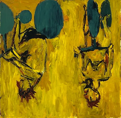 Die Mädchen von Olmo II, 1981, George Baselitz