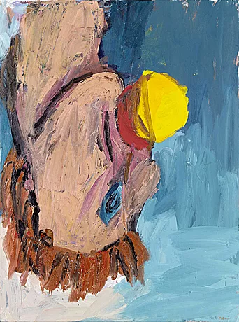 Orangenesser X, 1981, Georg Baselitz