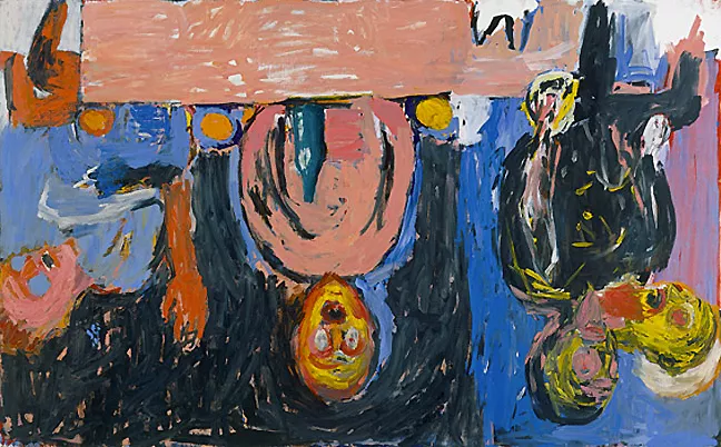 Le Souper à Dresde (Nachtessen in Dresden), 1983, Georg Baselitz