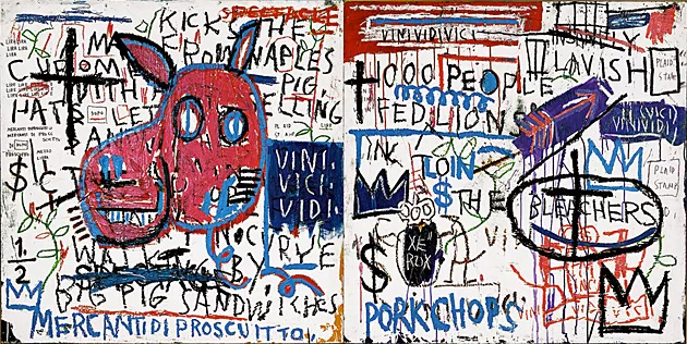 Man from Naples, 1982, Jean-Michel Basquiat
